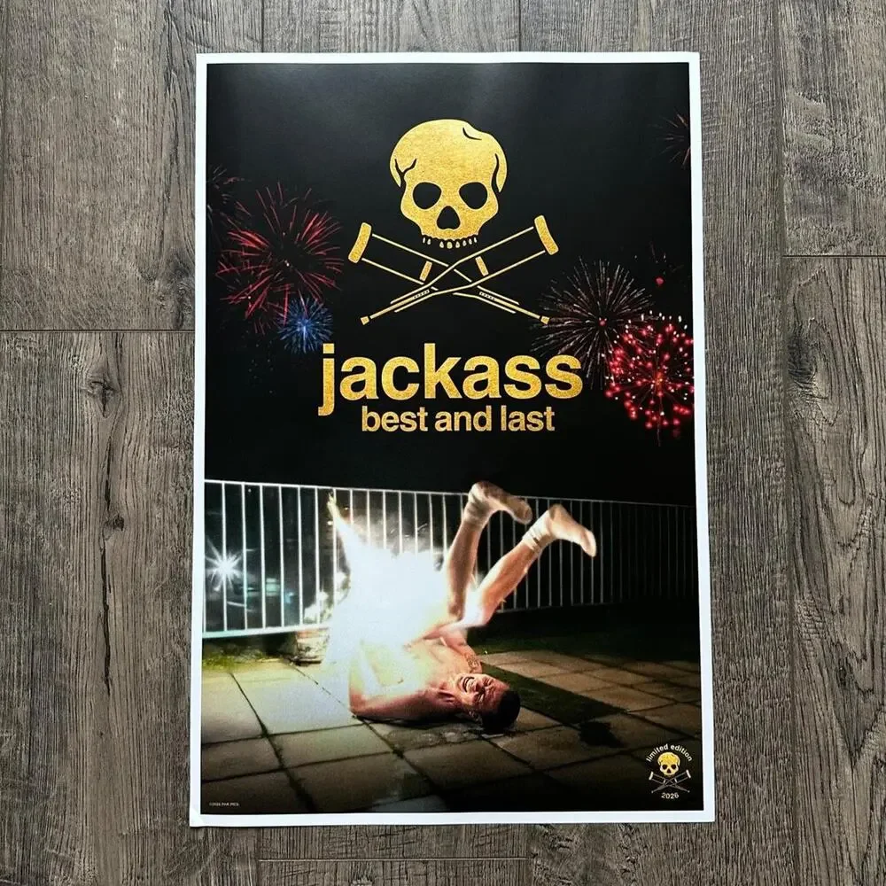 Steve O Jackass Best and Last Limited Edition Official 2026 Movie Promo Poster